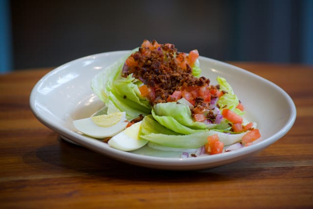 Side Wedge Salad.