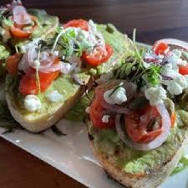 Avocado Bruschetta.